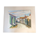 André Duculty (1912-1990) Watercolor on paper "Ile de Ré" Signed lower right and dated 1955