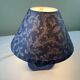 Blue ceramic lamp