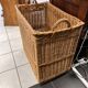 Large old wicker basket - for wood / logs