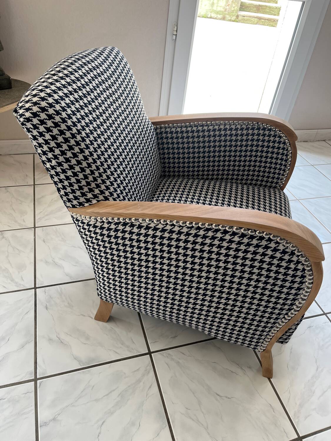 Club chair fabric