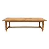 Large solid farmhouse table 2.5m – ideal for large gatherings.