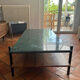 Tikamoon coffee table marble and wood