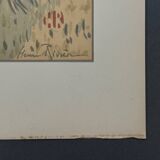 Lithograph by Henri Rivière The Enchantment of the Hours - The Rising Storm