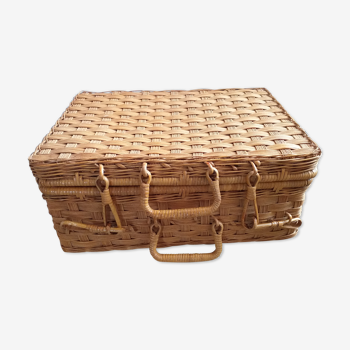 Vintage wicker case