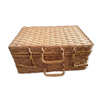 Vintage wicker case