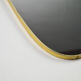 Miroir à cadre doré, années 1970