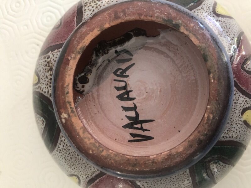 2 vintage 70s Vallauris bowls