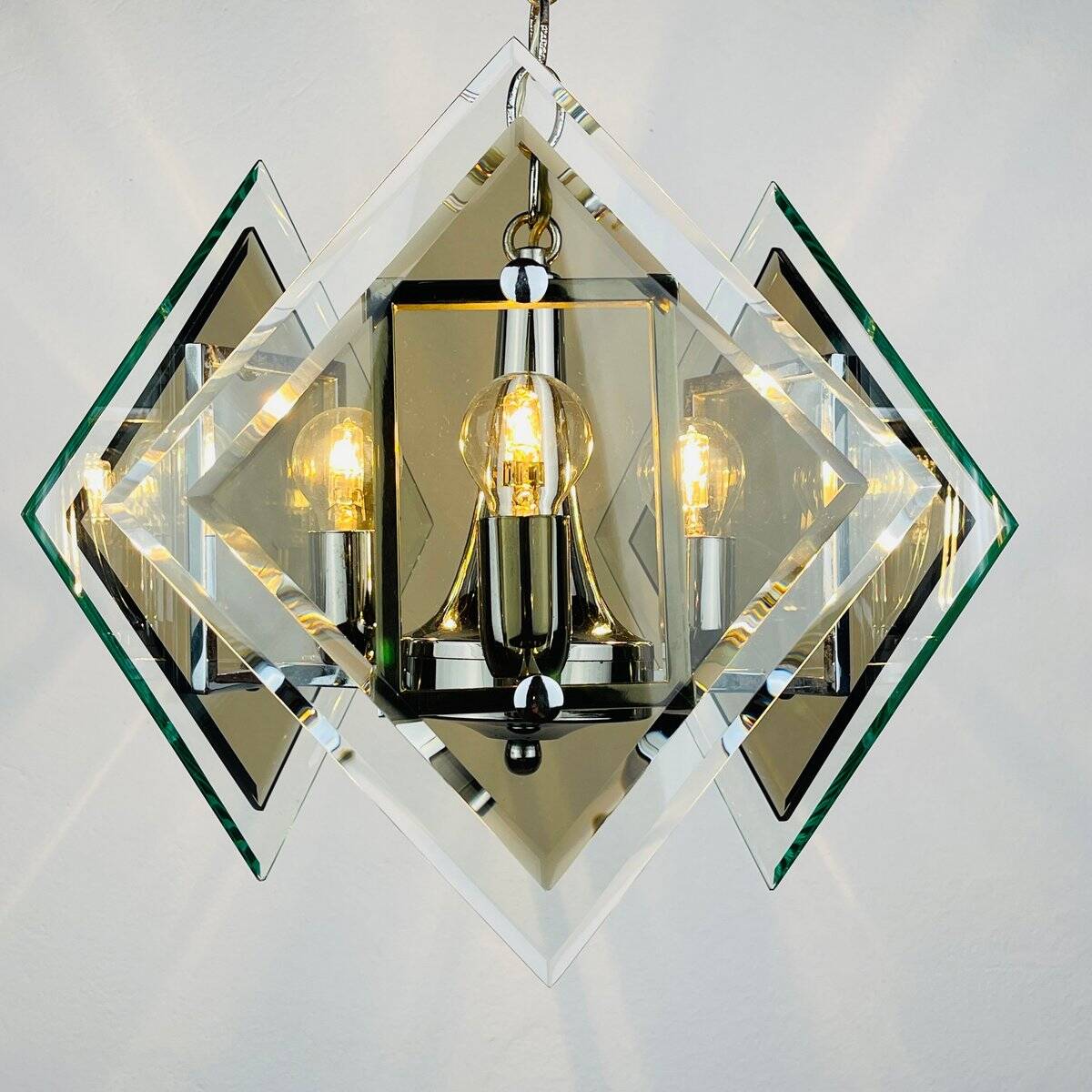 Art glass pendant by Fontana Arte, Italy, 1970s