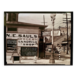 📸 Original photograph – Walker Evans, 1936 Sandwich shop front
