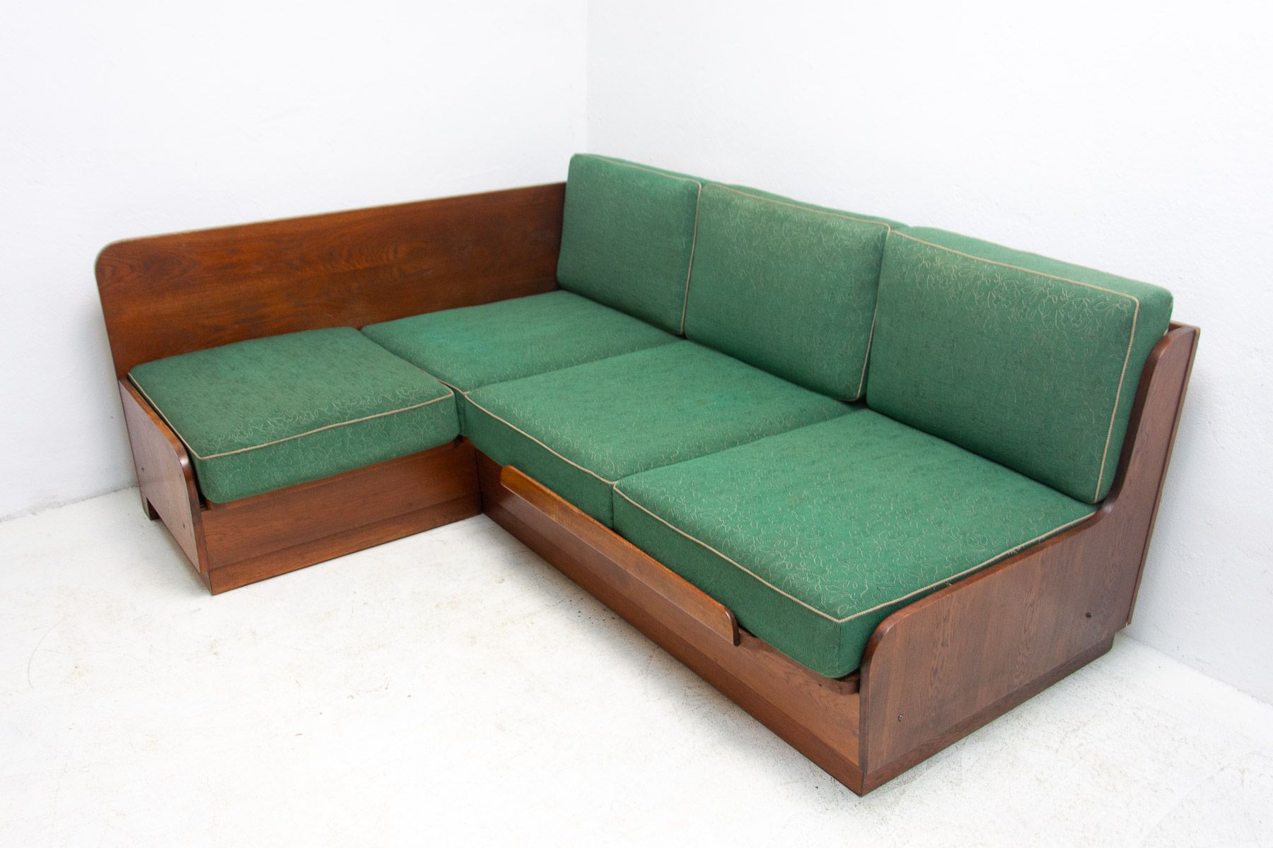 Mid Century Corner Folding Sofabed, 1960´s, Czechoslovakia