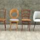 Lot de 6 chaises vintages depareillées