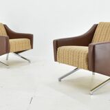1960s pair of italian armchairs