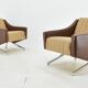 1960s pair of italian armchairs