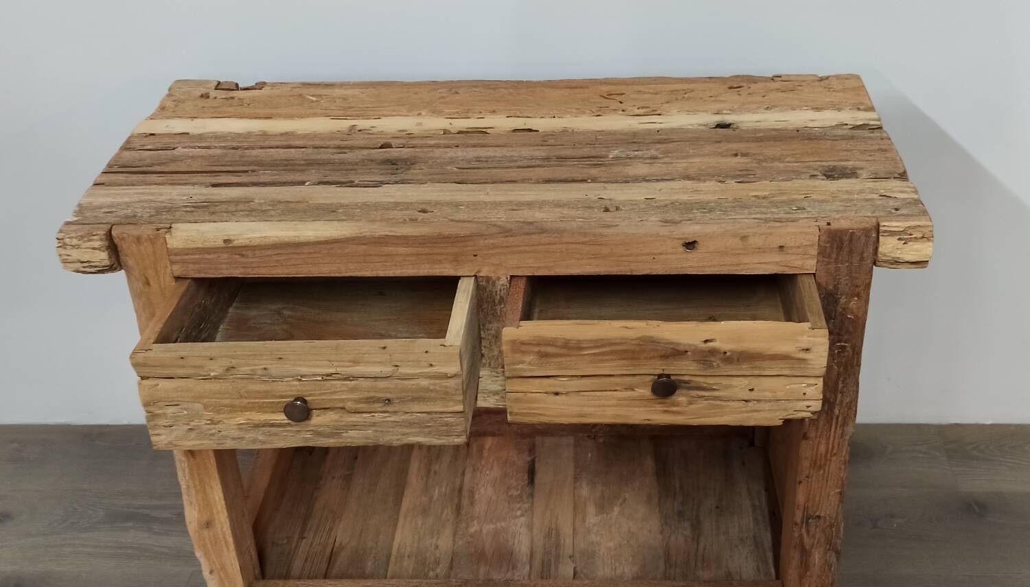 Small wooden console