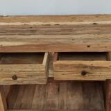 Small wooden console