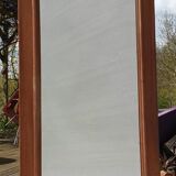 Miroir porte biseauté avec un angle arrondi