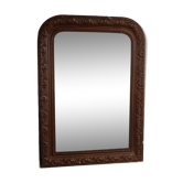 Miroir cadre bois plâtre doré patiné dpc 0923079