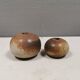 Two small round vases by Aage Wurtz Denmark 1970-80s.
