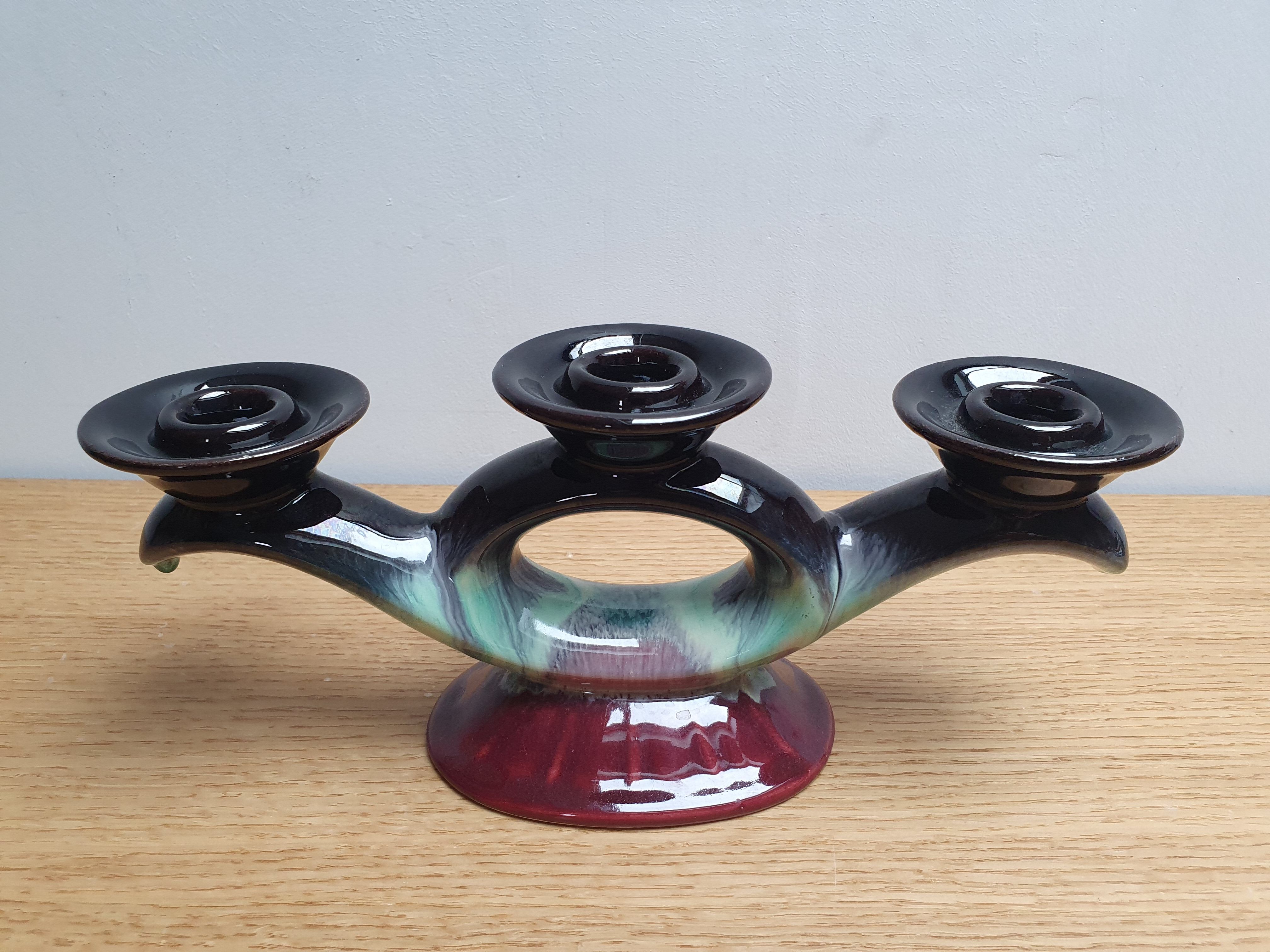 Ceramic candle holder