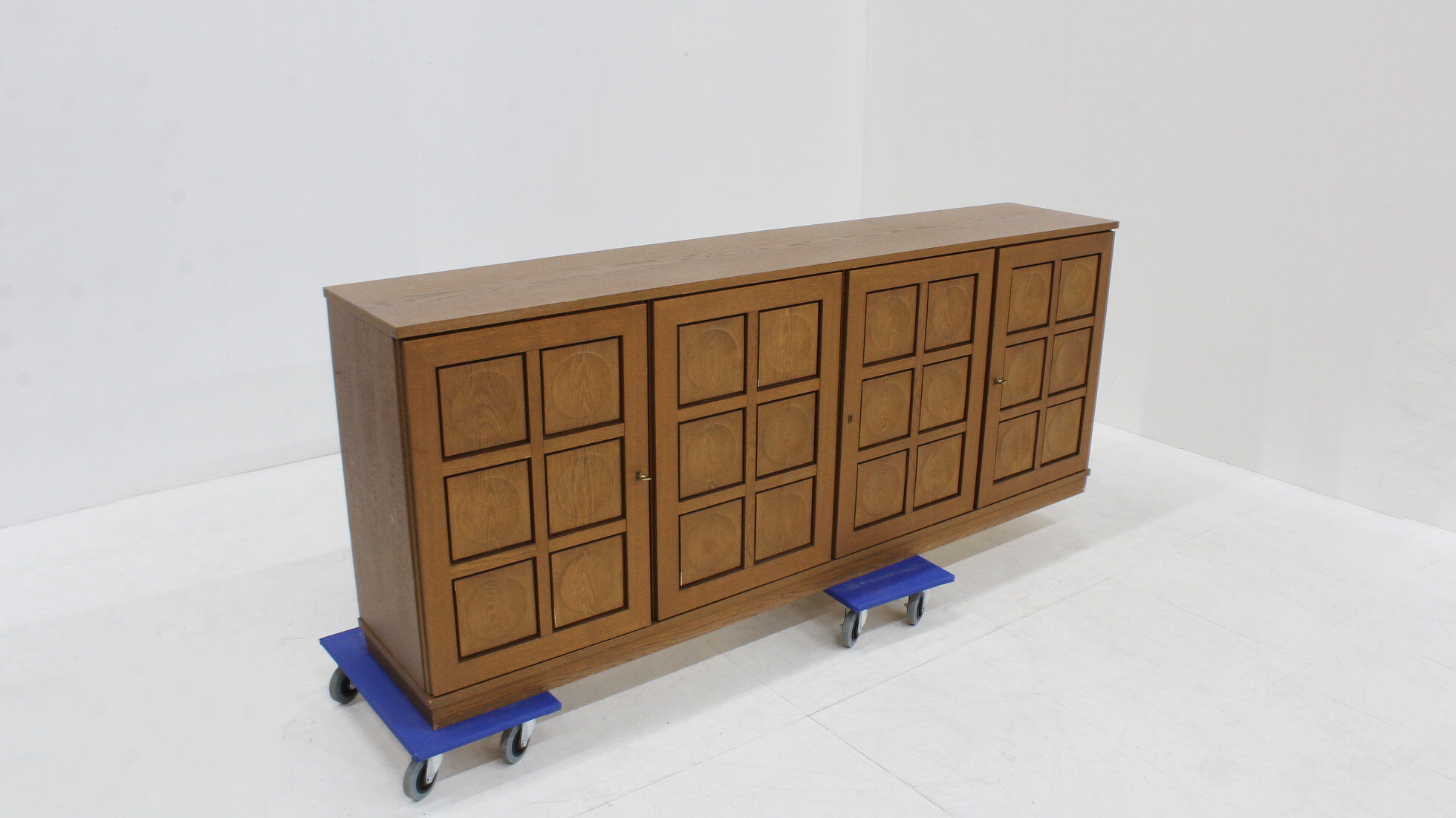 Vintage brutalist sideboard 1970s Gerhard Bartels