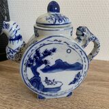 Chinese porcelain moon teapot