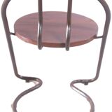 Industrial metal chair