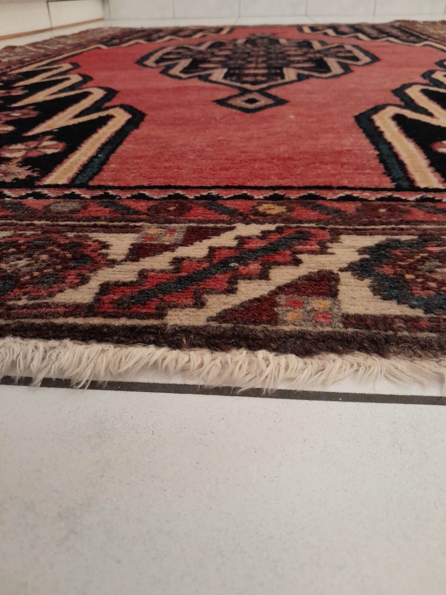 Handmade Persian Maslaghan rug 190x125cm