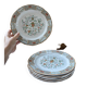 6 plates GIEN Rouen