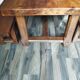 Solid oak farm table