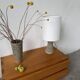 Lampe de bureau ou de table granit pierre sculptée 1970