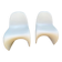 Authentic white Panton chairs by Vitra – Design by Verner Panton