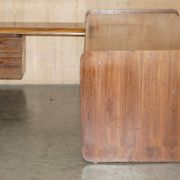 Bureau d'angle gauche bois brésilien danois milieu du siècle