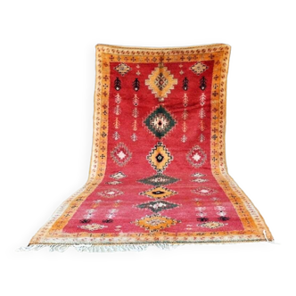 Tapis berbère marocain Taznakht vintage 300 x 145 cm Excellent état