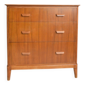 Vintage 1960s teak Scandinavian chest of drawers
