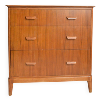 Vintage 1960s teak Scandinavian chest of drawers