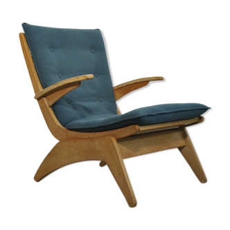 Oak armchair by Jan den Drijver for de Ster Gelderland, 1950s