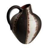 Ceramic pitcher signed