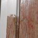 Pair of 19th-century cupboard doors and frame, woodwork