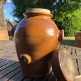 Old vinegar stoneware pot