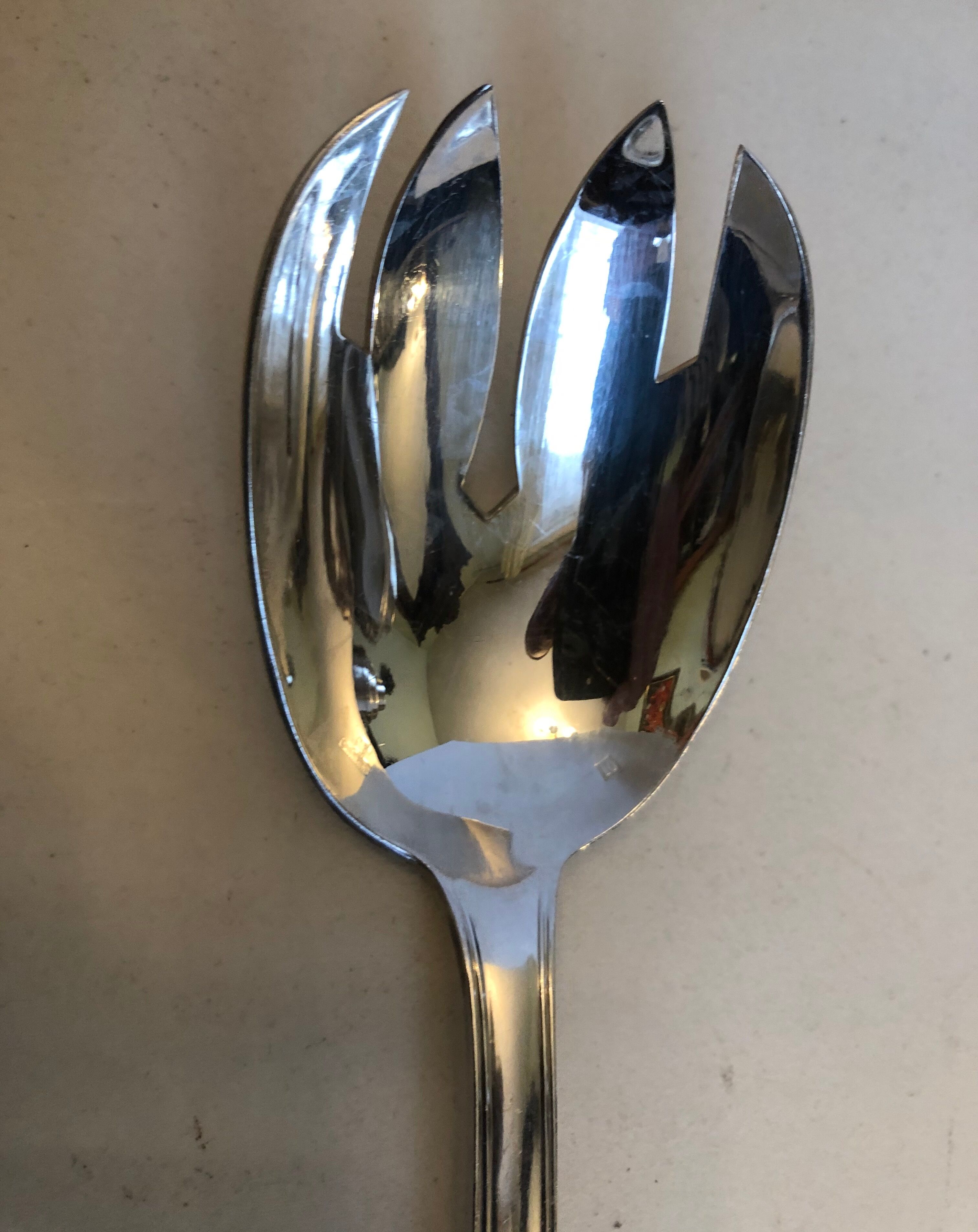 Silver metal service covers