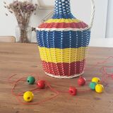 Bouteille scoubidou multicolore