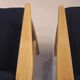 Armchairs created by Mr. Zieliński year 60 blue fabric