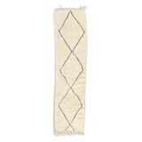Carpet Beni Ourain Vintage corridor 80x350 cm