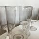 Set de 4 verres rouleau 19e en verre irrégulier