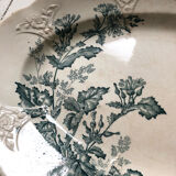 Flat oval iron earth bird and butterfly