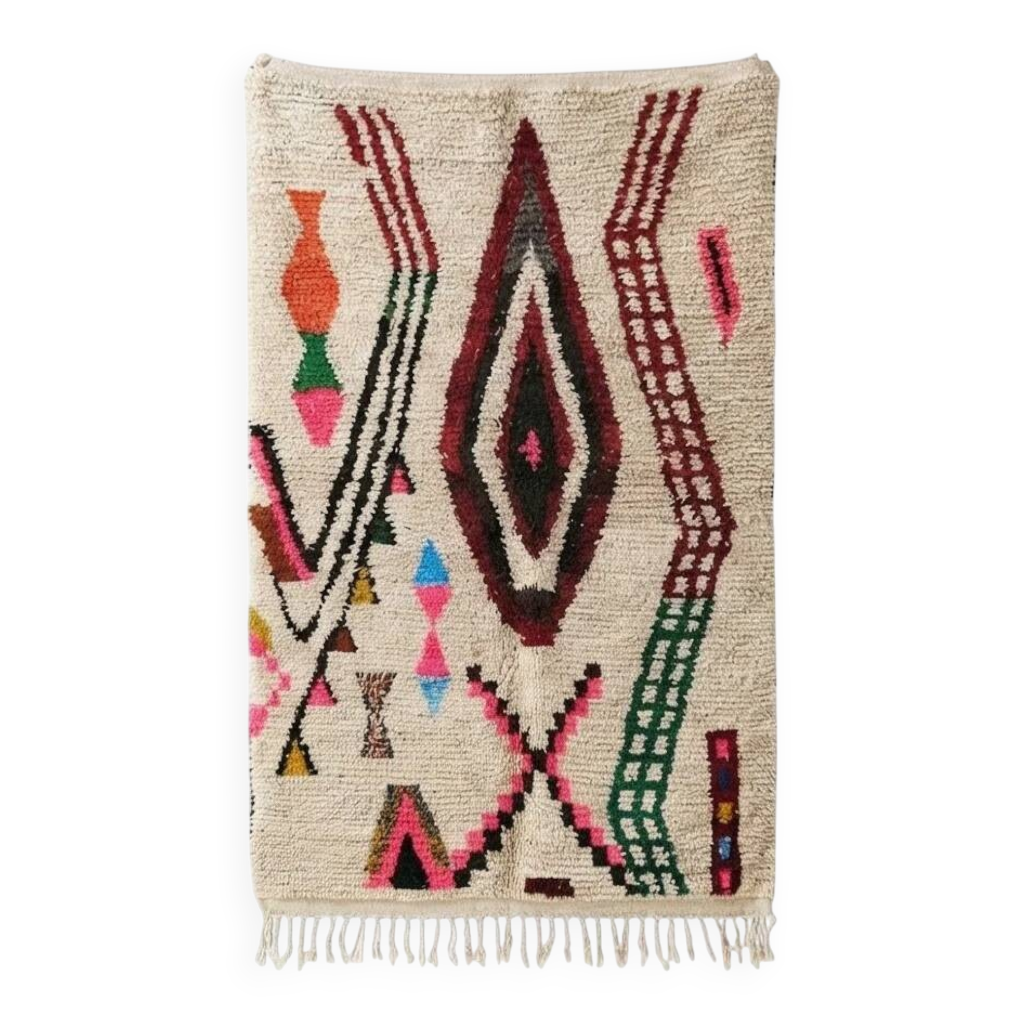 Colourful Azilal Moroccan rug 180x280 cm