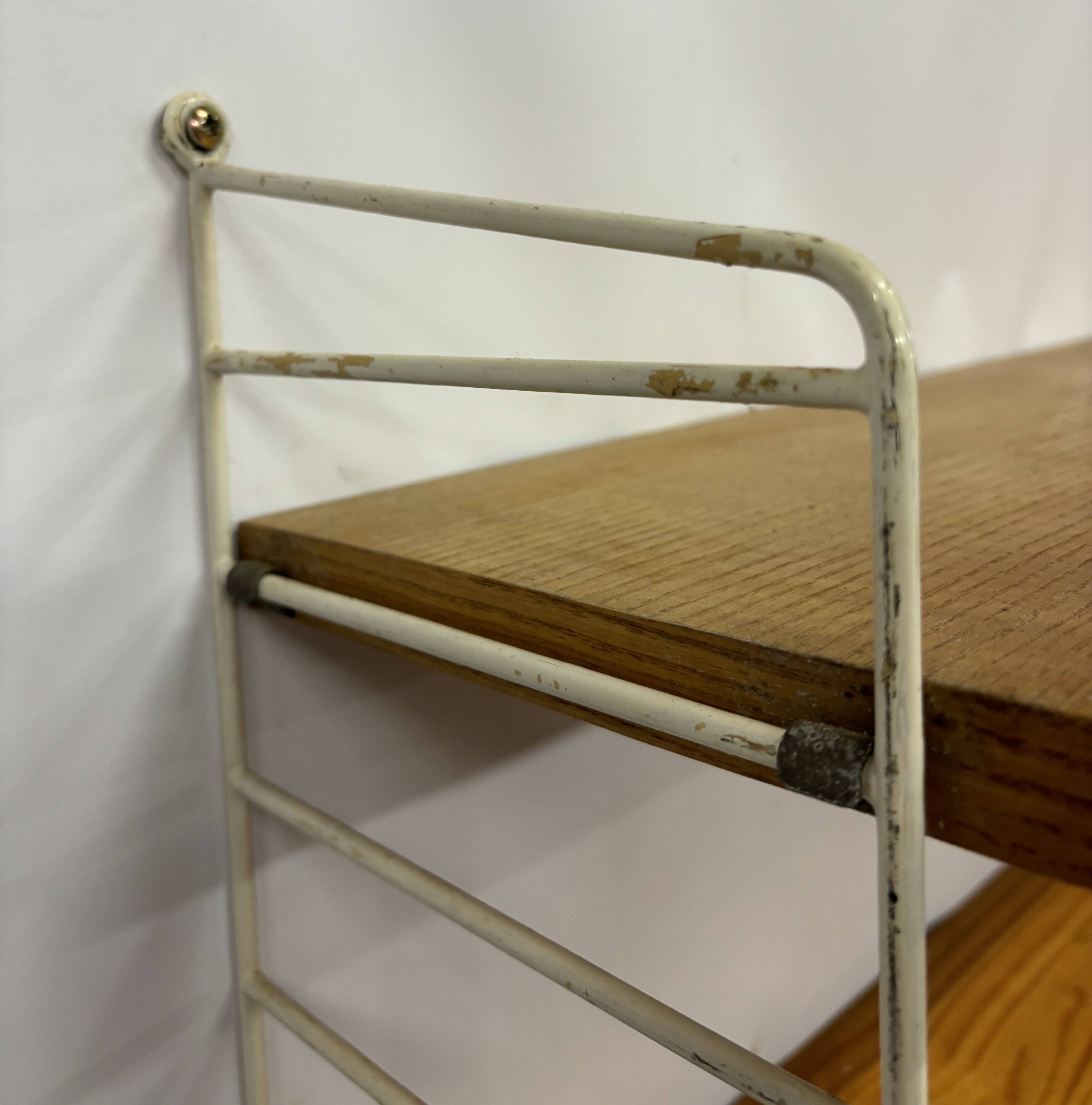 Système mural à cordes nisse du milieu du siècle, 1960 compact