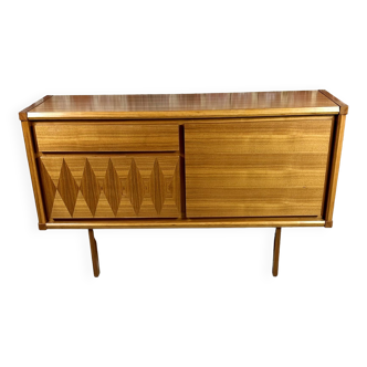 Scandinavian sideboard Musterring möbel vintage 60'S in walnut veneer