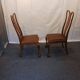 chaises chippendale style Queen Anne environ 1920