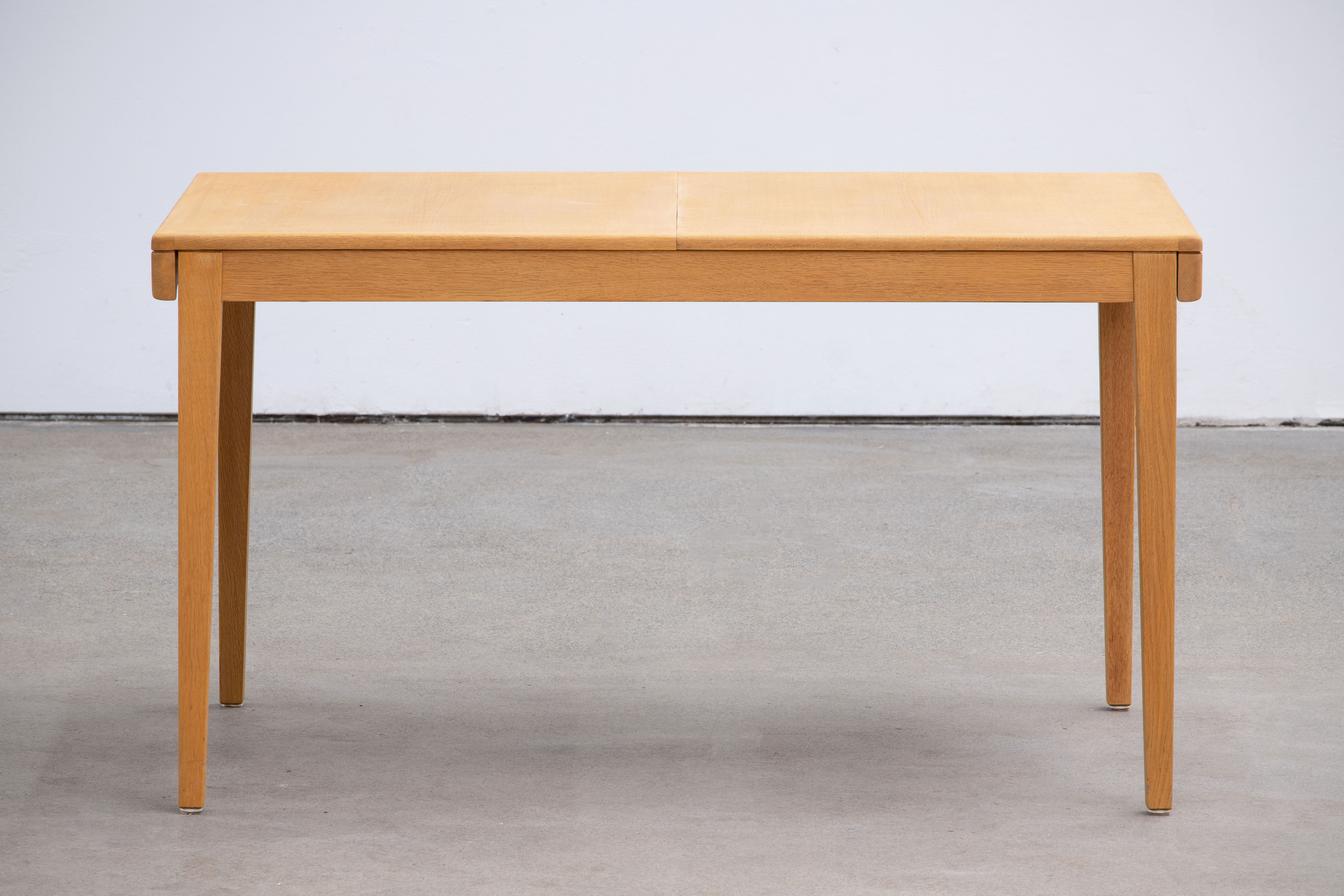 Vintage scandinavian table raw wood 1960